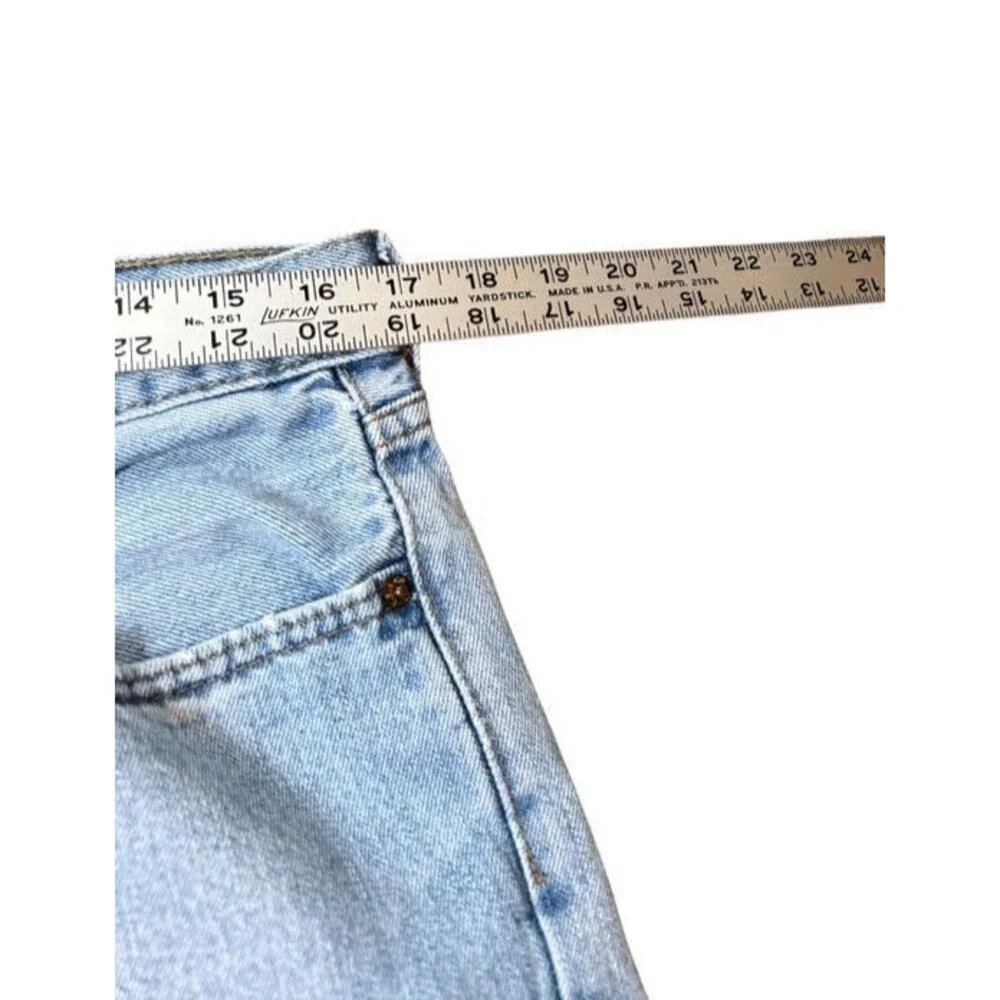 Levis 505 Jeans Mens Size 34x34 Blue Light Wash Regular Fit Straight Denim Zip